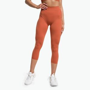 Női edző leggings Gymshark KK Twins föld narancssárga kép