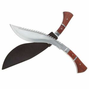 IdeallStore machete, 45 cm, rozsdamentes acél, barna, köpeny mell... kép