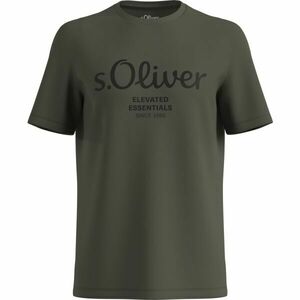 s.Oliver LOGO T-NOOS Férfi póló, khaki, méret kép