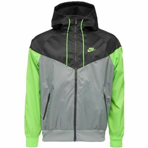 Nike HERITAGE ESSENTIALS WINDRUNNER Férfi kabát, szürke, veľkosť S kép