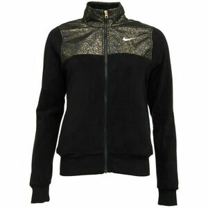 Nike NSW STRDST PRNT PLSH JKT Női kabát, fekete, veľkosť S kép
