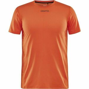 Craft ADV ESSENCE SS TEE M Férfi funkcionális póló, narancssárga, méret kép