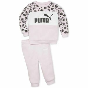 Puma ESS+ MATES INFANTS JOGGER FL DESERT Gyerek melegítő szett, rózsaszín, veľkosť 104 kép