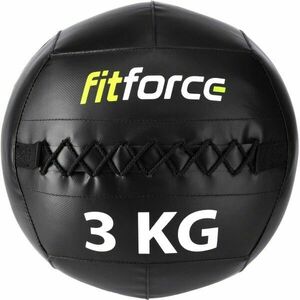 Fitforce WALL BALL 3 KG Medicinbal, fekete, méret kép
