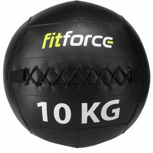 Fitforce WALL BALL 10 KG Medicinbal, fekete, veľkosť 10 kg kép