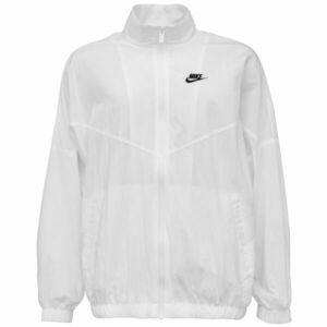 Nike NSW ESSNTL WR WVN JKT Női kabát futáshoz, fehér, veľkosť S kép