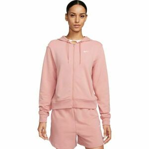 Nike ONE DF FZ HOODIE LBR Női pulóver, rózsaszín, méret kép