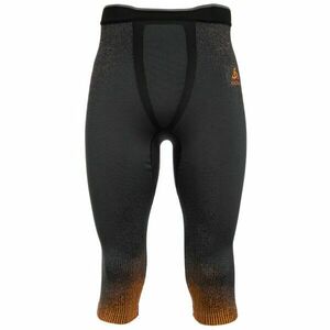 Odlo BLACKCOMB ECO Férfi háromnegyedes funkcionális leggings, sötétszürke, méret kép