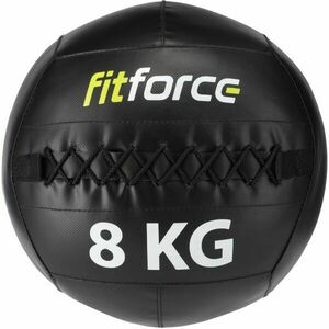 Fitforce WALL BALL 8 KG Medicinbal, fekete, veľkosť 8 kg kép