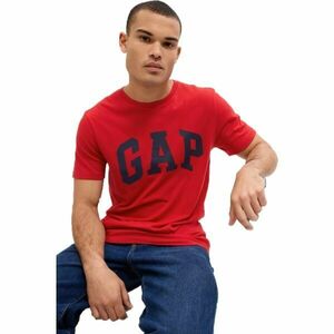 GAP V-BASIC LOGO T Férfi póló, piros, méret kép