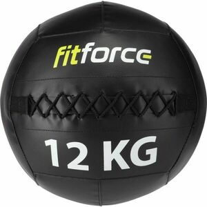 Fitforce WALL BALL 12 KG Medicinbal, fekete, veľkosť 12 kg kép