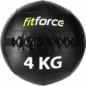 Fitforce WALL BALL 4 KG Medicinbal, fekete, méret kép