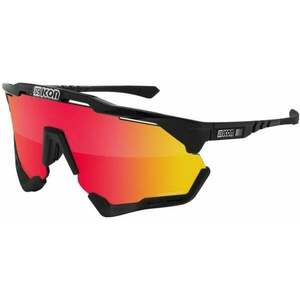 SCICON Aeroshade XL Black Gloss/SCNPP Multimirror Red/Clear Kerékpáros szemüveg kép