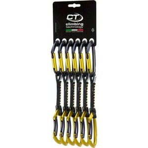 Climbing Technology Lime Set DY Expressz Anthracite/Mustard Yellow Solid Straight/Solid Bent Gate 12.0 kép
