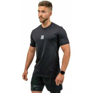 Nebbia Short-Sleeve Sports T-Shirt Resistance Black M Fitness póló kép