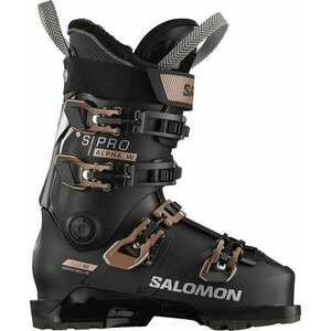 Salomon S/Pro Alpha 90 W Black/Pink Gold Metallic/Silver 23/23, 5 Alpesi sícipők kép