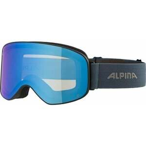 Alpina Slope Q-Lite Ski Goggle Black Blue Matt/Mirror Blue Síszemüvegek kép