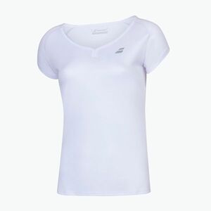 Babolat női tenisz póló Play Cap Sleeve fehér/fehér kép