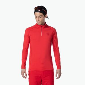 Férfi Rossignol Classique 1/2 Zip sport piros termikus melegítő pulóver kép