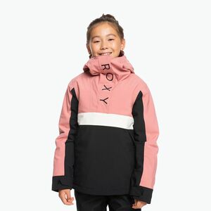 Gyermek snowboard dzseki ROXY Shelter Girl poros rózsaszín kép
