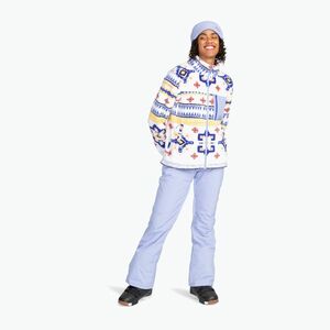 Női ROXY Alabama teljes cipzáras világos fehér pulóver kép
