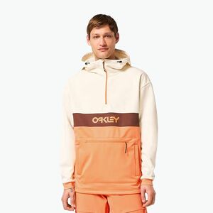 Férfi Oakley TNP Nose Grab Softshell kapucnis pulóver arctic white/soft orange kép
