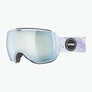 Női síszemüveg UVEX Downhill 2100 CV WE S2 arctic blue matt/tükörfehér/colorvision zöld kép