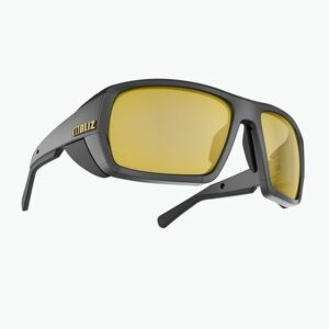 Bliz Peak S4 matt fekete/barna arany tükrös kerékpáros szemüveg kép
