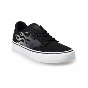 VANS-MN Atwood Deluxe faded flame/black/white Fekete 43 kép