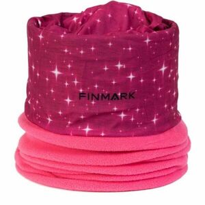 Finmark FSW-228 Női multifunkcionális kendő fleece résszel, rózsaszín, méret kép