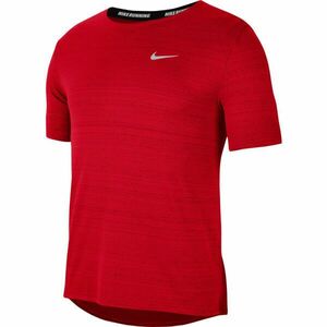 Nike DRI-FIT MILER Férfi futópóló, piros, veľkosť M kép