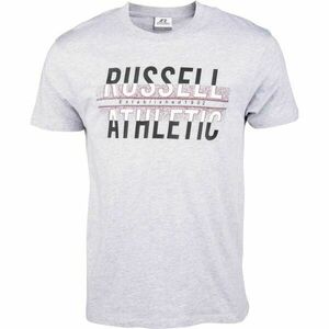 Russell Athletic LARGE TRACKS Férfi póló, szürke, méret kép