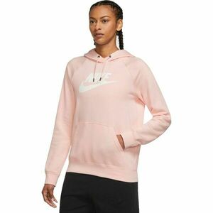 Nike WOMENS FLEECE PULLOVER HOODIE Női pulóver, rózsaszín, méret kép
