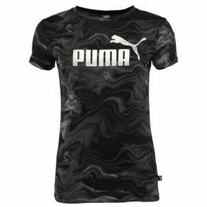 Puma ESS + MARBLEIZED TEE Női póló, fekete, méret kép