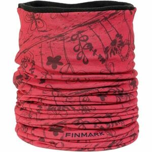 Finmark FSW-236 Női multifunkcionális kendő fleece béléssel, piros, veľkosť UNI kép