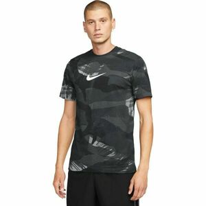 Nike NK DF TEE CAMO AOP Férfi póló, sötétszürke, méret kép