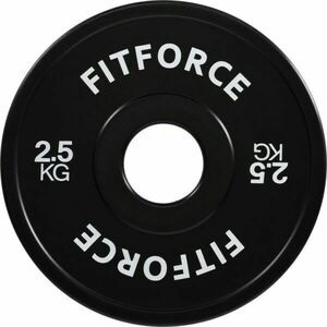 Fitforce PLRO 2, 5 KG x 50 MM Súlyzótárcsa, fekete, veľkosť 2, 5 kg kép