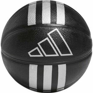 adidas 3S RUBBER MINI Mini kosárlabda, fekete, veľkosť 3 kép
