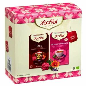 Rózsás ölelés bio tea szett - Yogi Tea kép