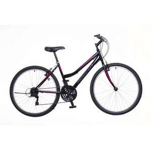 Neuzer Nelson 18 MTB hobby női Kerékpár 26" - fekete-rózsaszín kép