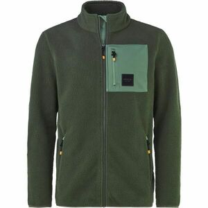 Bula BASECAMP Férfi fleece pulóver, sötétzöld, veľkosť XL kép