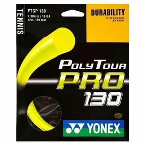 Yonex POLY TOUR PRO 130 Teniszhúr, sárga, méret kép