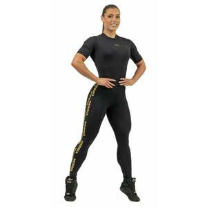 Nebbia Workout Jumpsuit INTENSE Focus Black/Gold M Fitness póló kép