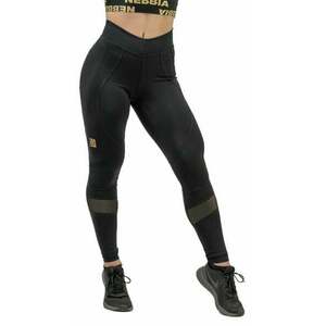 Nebbia High Waist Push-Up Leggings INTENSE Heart-Shaped Black/Gold XS Fitness nadrág kép