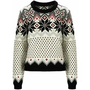 Dale of Norway Vilja Womens Knit Sweater Black/Off White/Red Rose S Szvetter kép