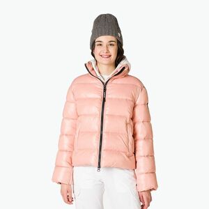 Női Rossignol Shiny Bomber pasztell rózsaszínű pehelypaplan kabát kép
