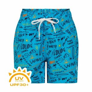 COLOR KIDS-Swim shorts short AOP-cyan blue Kék 128 kép