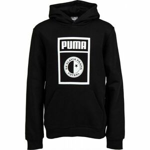 Puma SLAVIA PRAGUE GRAPHIC TEE JR Junior pulóver, fekete, méret kép