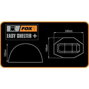 Fox easy shelter+ 240x145x122cm horgász sátor kép