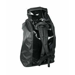 BasicNature Duffelbag vízálló hátizsák Duffel Bag nehéz szállítmányozáshoz és kalandhoz 180 L Fekete kép
